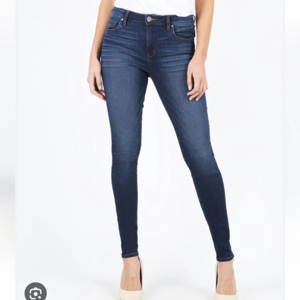 Kut From The Kloth Mia Fab Ab Toothpick Skinny Dark Wash Jeans, Size 10